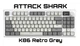Клавиатура ATTACK SHARK K86 Grey Беcпроводная Игровая Механичиская RGB. 2.4G/Bluetooth/Кабель. С Экранчиком, Батарея 4000mAh. Whale Switch - изображение 1