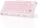 Клавиатура Беспроводная Gravastar Mercury K1 Sakura Pink Игровая Механическая. 2.4G/Bluetooth/Кабель. АЛЮМИНИЕВЫЙ Корпус. Hot-Swap. Батарея 8000mAh. RGB Подсветка Корпуса. Kailh Cherry Pink - изображение 1