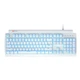 Ігрова механічна клавіатура провідна MEETION MK600MX c RGB підсвічуванням (eng/ua розкладка) white - зображення 7