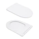 Унитаз напольный Qtap Arvin Ultra Quiet 630×350×795 мм с сиденьем Soft-close, White QTARV27W49259 - изображение 8