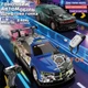 Радіокерована машинка дрифтова 4WD BMW 27см. з ефектом диму LED підсвітка повнопривідна для дрифту та гонок black-blue - зображення 3