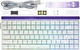 Магнітна ігрова клавіатур AULA HERO 84 HE White countur Кастомний lightbox, RGB Підсвічування, Rapid Hall Effect, 8000Hz., Switch 0.01mm. - изображение 1