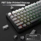 Бездротова ігрова механічна клавітура Attack shark x85 Grey countur gradient 75%, Hot-Swap, RGB, 2.4GHz/Bluetooth/USB - изображение 8