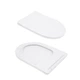 Унитаз напольный Qtap Evia Ultra Quiet 630×350×795 мм с сиденьем Soft-close, White QTEVI27W49258 - изображение 8