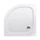 Lidz Набор: Душевая кабина Latwa SC90x90.SAT.LOW.DGR, полукруглая, стекло тонированное 4 мм + Душевой поддон Kapielka ST90x90x14 - зображення 8