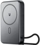 УМБ Acefast M24 Magnetic Wireless 10000 mAh 22.5W PD/QC 3.0, USB-C In/Out, QI 15W Metal Gray (6974316284871) - изображение 1