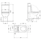 Унитаз напольный Qtap Stork Ultra Quiet 630×350×805 мм с сиденьем Soft-close, White QTSTO27W49260 - изображение 2