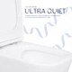 Унитаз напольный Qtap Stork Ultra Quiet 630×350×805 мм с сиденьем Soft-close, White QTSTO27W49260 - изображение 5