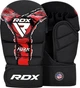 Тренировочные перчатки RDX GRAPPLING GLOVES SHOOTER NEW AURA F17 черный, красный Уни XL - изображение 1