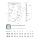 Ванна акрилова Koller Pool Montana 150х105 R (1212240137) - зображення 4