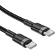 Кабель USB 2.0 Type-C M-M, 1.2 м, 60W aluminum alloy Black, C22-03 Acefast - изображение 3