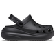 Crocs Classic Crush Clog Black Кроксы Женские Сабо Классик Краш Черные - (39 р.) M7/W9 - изображение 1