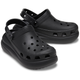 Crocs Classic Crush Clog Black Кроксы Женские Сабо Классик Краш Черные - (39 р.) M7/W9 - изображение 2