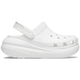 Crocs Classic Crush Clog White Кроксы Женские Сабо Классик Краш Белые - (37 р.) M5/W7 - изображение 1