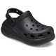 Crocs Classic Crush Clog Black Крокси Жіночі Сабо Класік Краш Чорні - (37 р.) M5/W7 - зображення 3