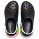 Crocs Classic Crush Clog Black / Spray Dye Кроксы Женские Сабо Классик Краш Черные / Аквапринт Разноцветные - (37 р.) M5/W7 - изображение 4