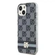 Чехол DKNY Checkered Mono Pattern & Printed Stripes для iPhone 15 / iPhone 14 / iPhone 13 Black with MagSafe (DKHMP15SHCPTSK) - изображение 2