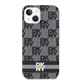Чехол DKNY Checkered Mono Pattern & Printed Stripes для iPhone 15 / iPhone 14 / iPhone 13 Black with MagSafe (DKHMP15SHCPTSK) - изображение 3