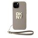 Чехол DKNY Wrist Strap Stock Logo для iPhone 15 / iPhone 14 / iPhone 13 Beige (DKHCP15SPBSWSE) - изображение 2