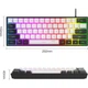Клавиатура MageGee TS91 Black/White (6971969727502-UA) [159849] - изображение 4