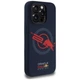 Чохол Red Bull Silicone Red Lining Logo для iPhone 15 Pro Navy with MagSafe (RBHMP15L24SIOLVR) - зображення 4