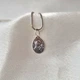 Серебряная ладанка икона Богородица серебро 925 пробы Черненное 3755ч 0.70г - изображение 1