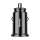Автомобільний зарядний пристрій Baseus Circular Plastic 30W USB-A/USB-C Black (CCALL-YS01) - зображення 2
