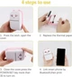 Портативный термопринтер Smart mini printer Bluetooth | Принтер без заправки чернил с термобумагой в комплекте - изображение 3