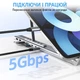 Док-станция-подставка для ноутбука 8-в-1 с концентратором USB-C складная - изображение 3