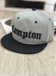 Кепка снепбек (Snapback) Compton Серый с черным 56-61р (9002) - изображение 1
