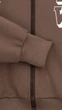 Кофта-бомбер з принтом жіноча LAWA P-WB02410 XS Шоколадний shop (2000999540660) - зображення 3