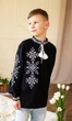 Дитяча вишиванка для хлопчика vishivano4ka 7046-5 140-146 чорна - зображення 5