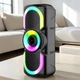 Портативная Bluetooth колонка WSJAR E 10Вт акустическая система беспроводная 5.1 1500 mAh черная (3ОZ4) - изображение 4