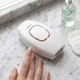 Фотоепілятор IPL Hair Removal Device портативний жіночий для тіла лазерний епілятор безболісне видалення волосся для всіх типів волосся білий - зображення 5