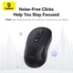Бездротова комп'ютерна миша Baseus F02 Ergonomic Wireless Mouse (BT 5.3, 800-1600dpi). Black - зображення 6