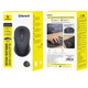Бездротова комп'ютерна миша Baseus F02 Ergonomic Wireless Mouse (BT 5.3, 800-1600dpi). Black - зображення 10