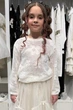 Джемпер Escabel Kids 122 см Білий (2125000898537) - зображення 1