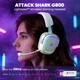 Беспроводные наушники Attack Shark G800 White BT/2.4G - изображение 3