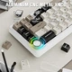 Клавиатура ATTACK SHARK X66 White-Grey Беспроводная Механическая RGB Подсветка С Поддержкой HOT-SWAP - изображение 4