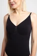 Женский бесшовный боди с стрингами из микрофибры Giulia BODY STRING SHAPEWEAR XXL Black, повседневный с моделирующим эффектом - изображение 5