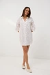 Нічна сорочка жіноча бавовняна BARWA garments 0349 S Біла (2110003491007) - изображение 3