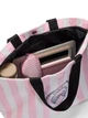 Махрова сумка Victoria's Secret Angel Essentials Terry Tote Bag Рожева Смужка 27247278 - изображение 6