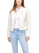 Женская куртка из экокожи Levi's на молнии 1159858542 (Молочный 1X) - изображение 4