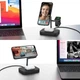 Беспроводная зарядная станция 3 в 1 MagSafe для iPhone, Apple Watch и AirPods, магнитная зарядка с USB Type-C - изображение 4