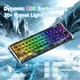 Магнітна клавіатура Attack Shark R68 HE Black, 65%, Hall Effect, Rapid Trigger, 8000 Гц опитування, RGB підсвічування - зображення 6