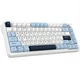 Беспроводная механическая клавиатура Ajazz AK820 Max Plus White Blue, Ajazz Daydream Switch, 75%, RGB Подсветка 2.4G/Bluetooth/USB - изображение 1
