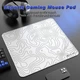 Игровой коврик ATTACK SHARK CM02 eSport White Contour 450×400×4 мм, водостойкий, микрошов, текстурированная поверхность - изображение 7