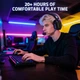 Беспроводные игровые наушники Attack Shark L80 Pro Black Геймерская гарнитура с микрофоном и 2.4 ГГц / Bluetooth - изображение 5