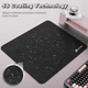 Игровой коврик ATTACK SHARK CM02 eSport Black Contour 450×400×4 мм, водостойкий, микрошов, текстурированная поверхность - изображение 6