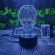 3D-ночник Курапика с аниме Хантер х Хантер, лампа, светильник, с пультом управления, 16 цветов RGB - изображение 1
